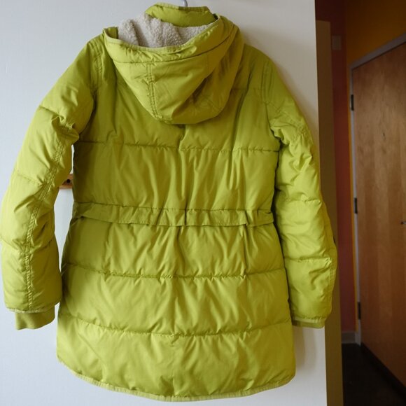 J. Crew vivid chartreuse Chateau puffer Primaloft jacket coat SM S Small - Picture 5 of 16